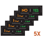 This "Friends helping friends" combo includes 5 No-Yes stickers to help with controlling your USPS advertising mail (junkmail or bulkmail) preferences