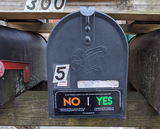Current sales promotion - No Yes sticker
